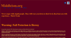 Desktop Screenshot of middleism.org