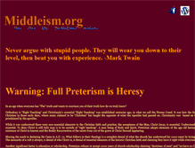 Tablet Screenshot of middleism.org